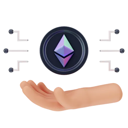 Ethereum  3D Icon