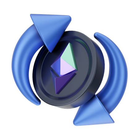 Ethereum  3D Icon