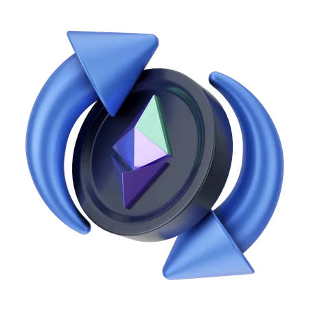 Ethereum  3D Icon