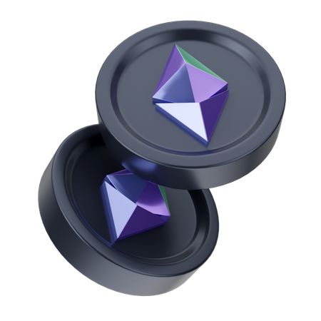 Ethereum  3D Icon