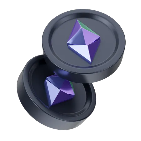 Ethereum  3D Icon