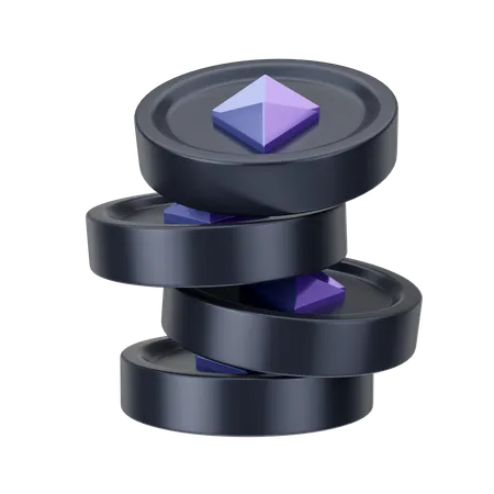 Ethereum  3D Icon