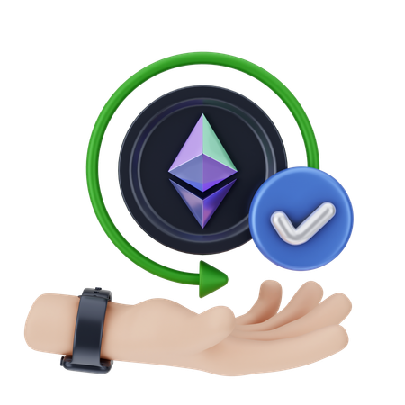 Ethereum  3D Icon