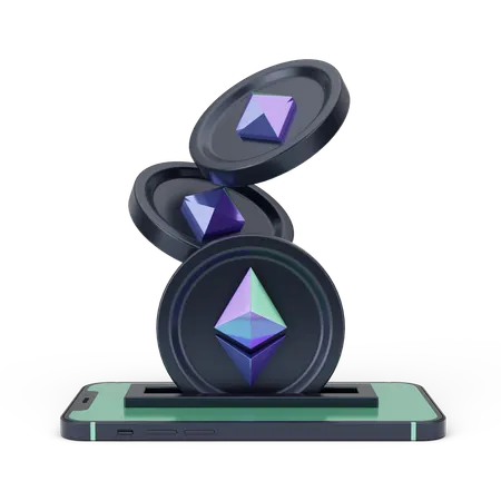 Ethereum  3D Icon