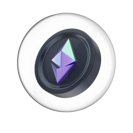 Ethereum  3D Icon