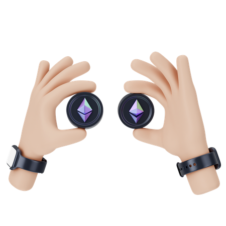 Ethereum  3D Icon