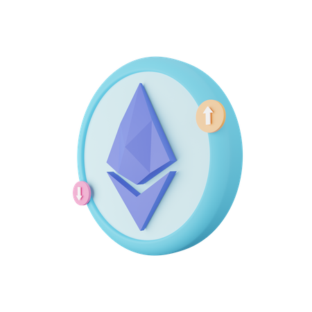 Ethereum  3D Icon