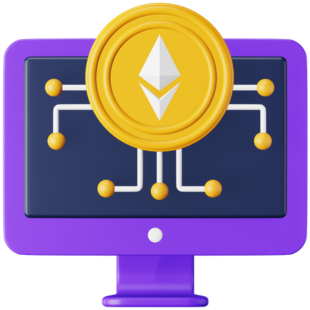 Ethereum  3D Icon