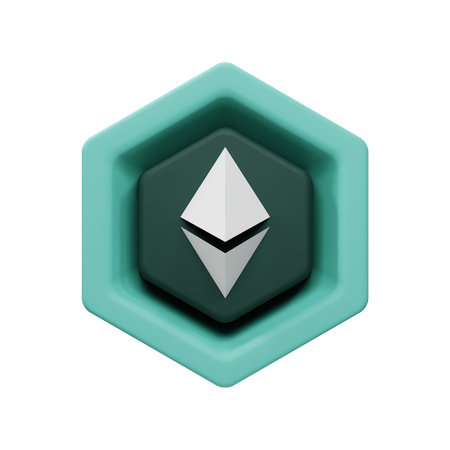 Ethereum  3D Icon