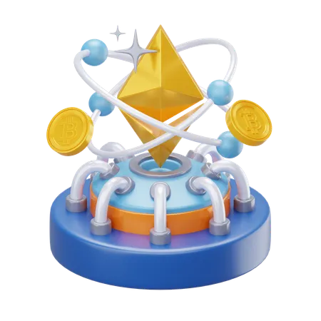 Ethereum  3D Icon