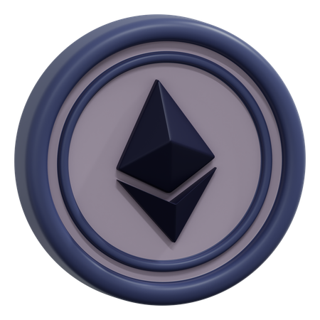 Ethereum  3D Icon