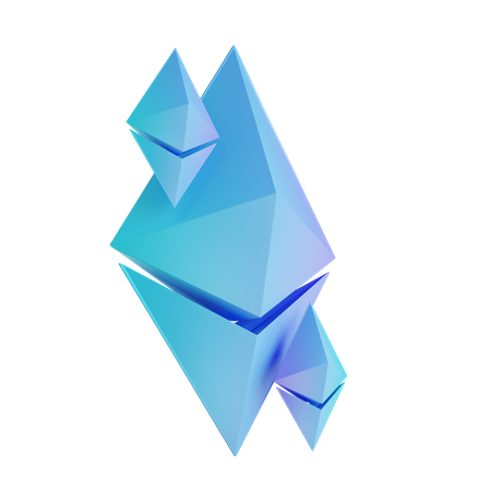 Ethereum  3D Icon