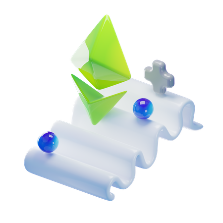 Ethereum  3D Icon
