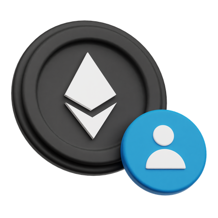 Ethereum Account  3D Icon