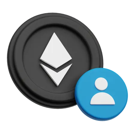 Ethereum Account  3D Icon