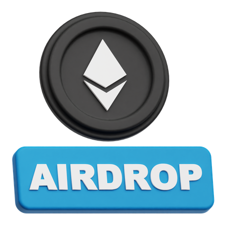 Ethereum Airdrop  3D Icon