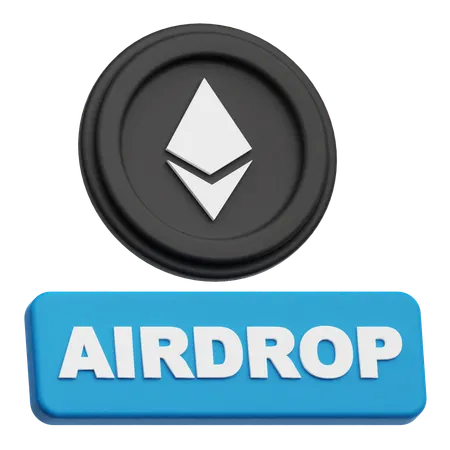 Ethereum Airdrop  3D Icon