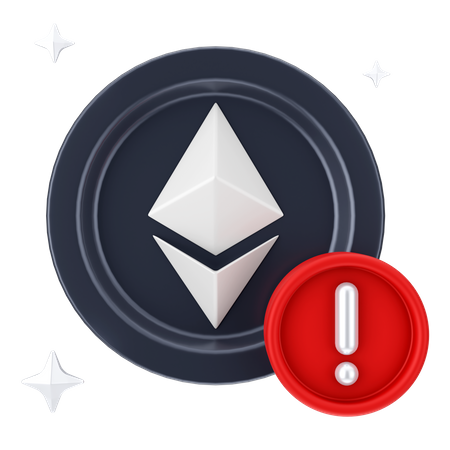 Ethereum Alert  3D Icon