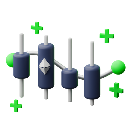 Ethereum-Analyse  3D Icon