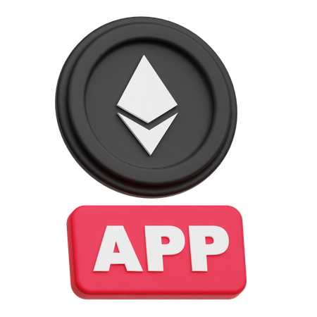 Ethereum App  3D Icon