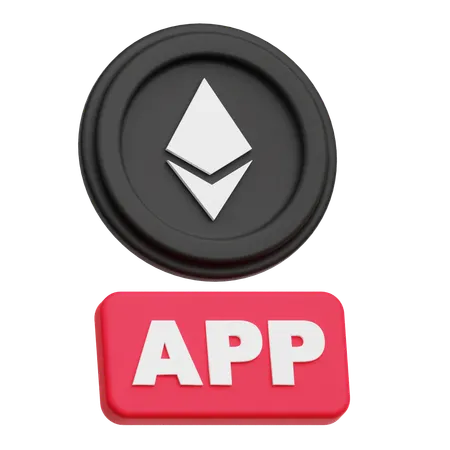 Ethereum App  3D Icon