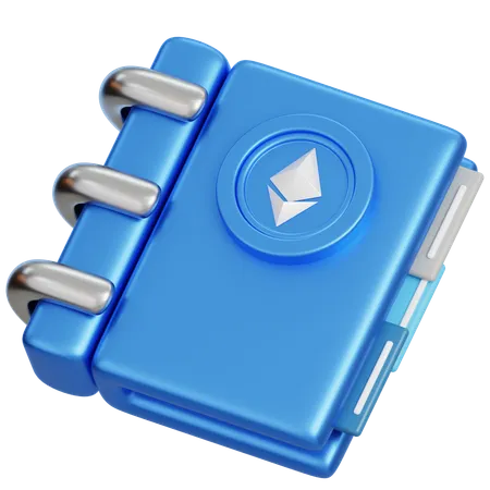Ethereum Book  3D Icon