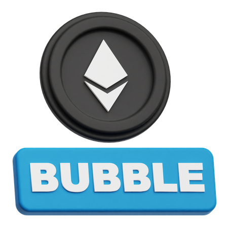 Ethereum Bubble  3D Icon