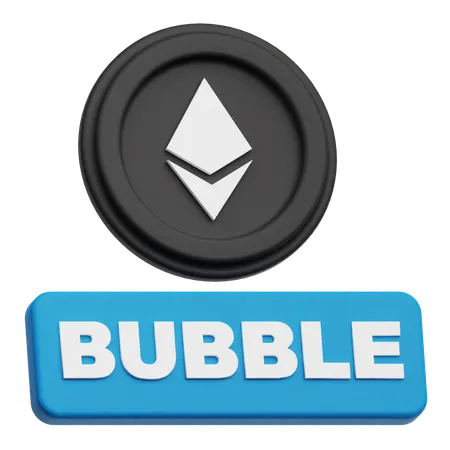 Ethereum Bubble  3D Icon