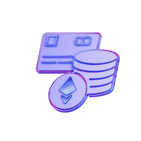 Ethereum Card  3D Icon