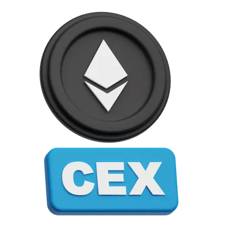 Ethereum Cex  3D Icon