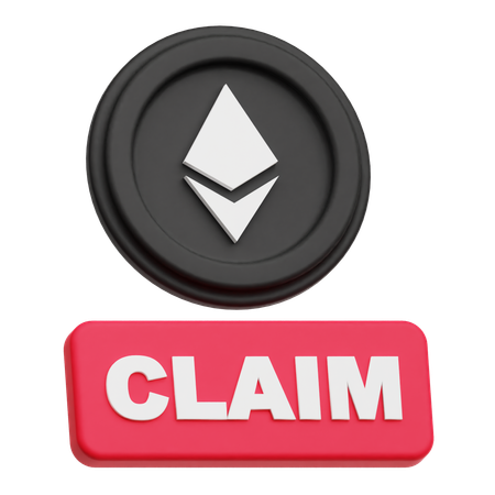 Ethereum Claim  3D Icon