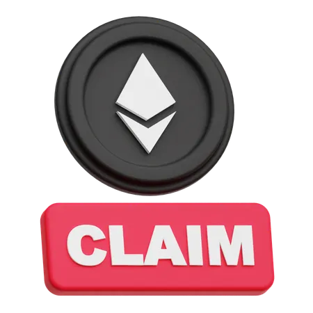 Ethereum Claim  3D Icon