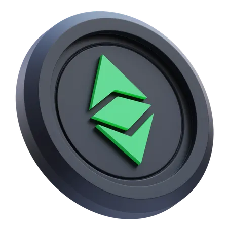 Criptografía clásica de ethereum  3D Icon