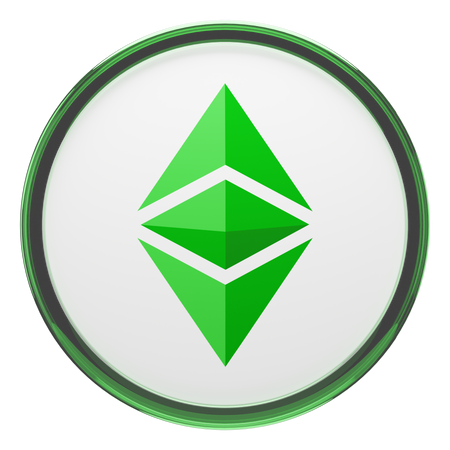 Ethereum Classic  3D Icon