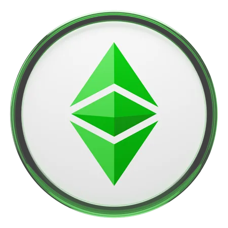 Ethereum Classic  3D Icon