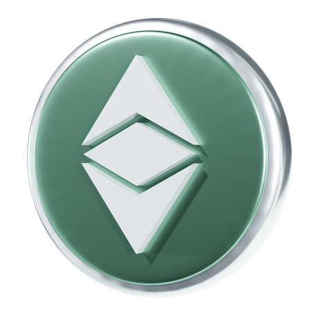 Ethereum Classic  3D Icon