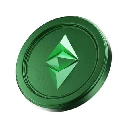 Ethereum Classic  3D Icon