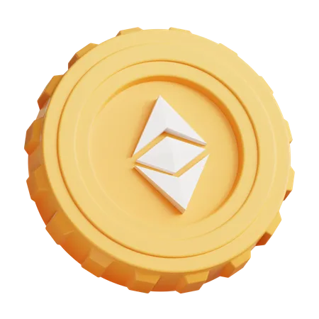 Ethereum clássico  3D Icon