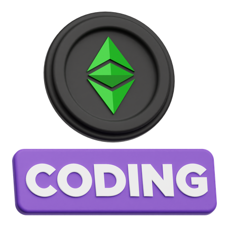 Ethereum Classic-Codierung  3D-Symbol
