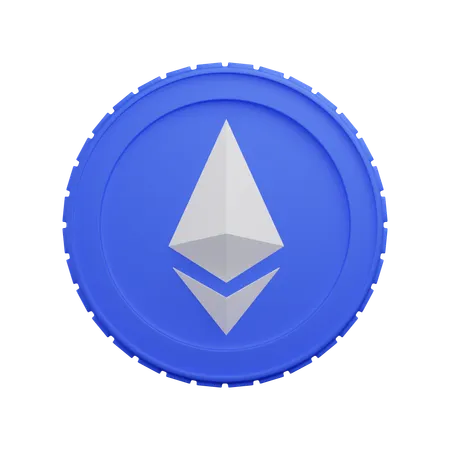 Ethereum Coin  3D Icon