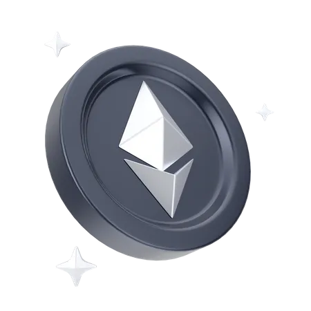 Ethereum Coin  3D Icon