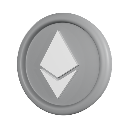 Ethereum Coin  3D Icon