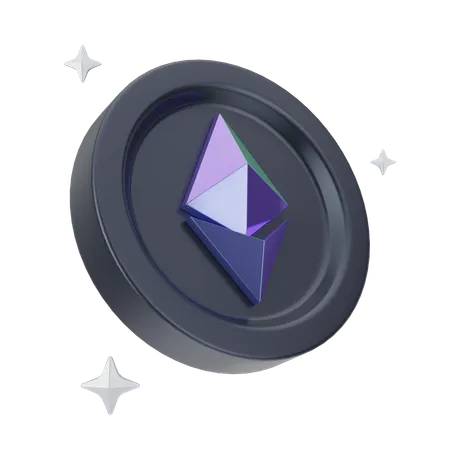 Ethereum Coin  3D Icon