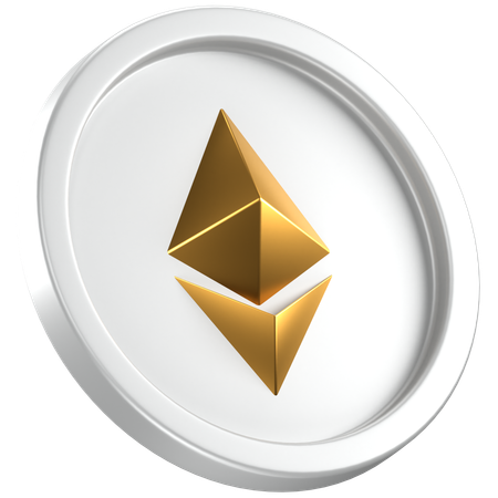 Ethereum Coin  3D Icon