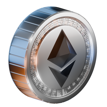 Ethereum Coin  3D Icon