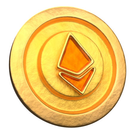 Ethereum Coin  3D Icon