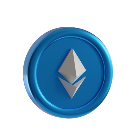 Ethereum Coin  3D Icon