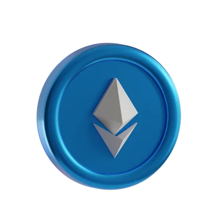 Ethereum Coin  3D Icon