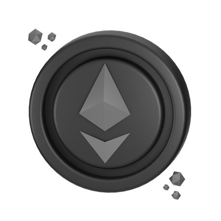 Ethereum Coin  3D Icon