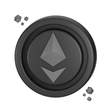 Ethereum Coin  3D Icon